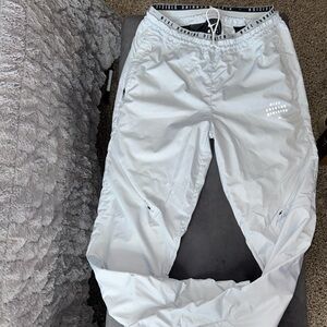 Nike silver running joggers